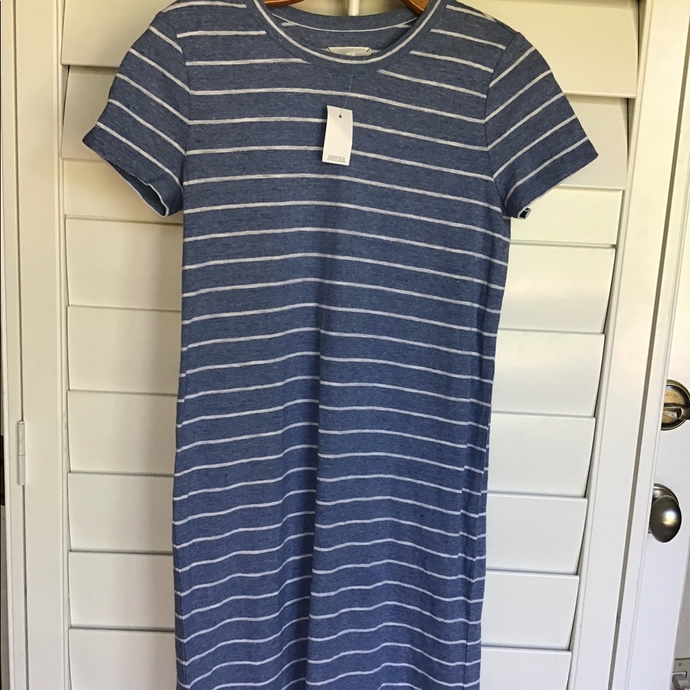 New Lou & Grey striped tee shirt dress